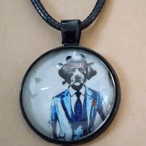 Handcrafted Glass Pendant Necklace